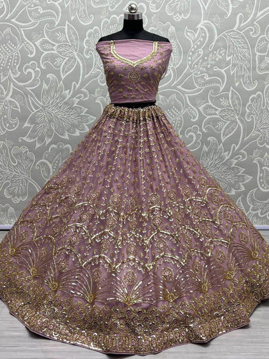 Astonishing Rose Meadows Sequines Work Party Wear Lehenga Choli